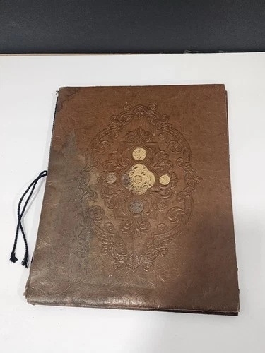 Vintage 1940s Military Photo Album WW2  72 photos and postcard