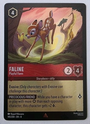 Faline - Playful Fawn 145/204 Reign of Jafar Cold Foil NM