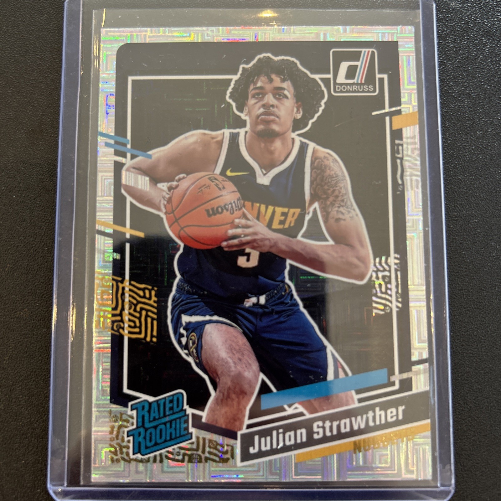 2023-24 Donruss 242 Julian Strawther Nuggets RC Basketball Choice Rated Rookie