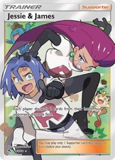 Jessie & James - 68/68 - Pokemon Hidden Fates Sun & Moon Full Art Rare Card NM on eBay