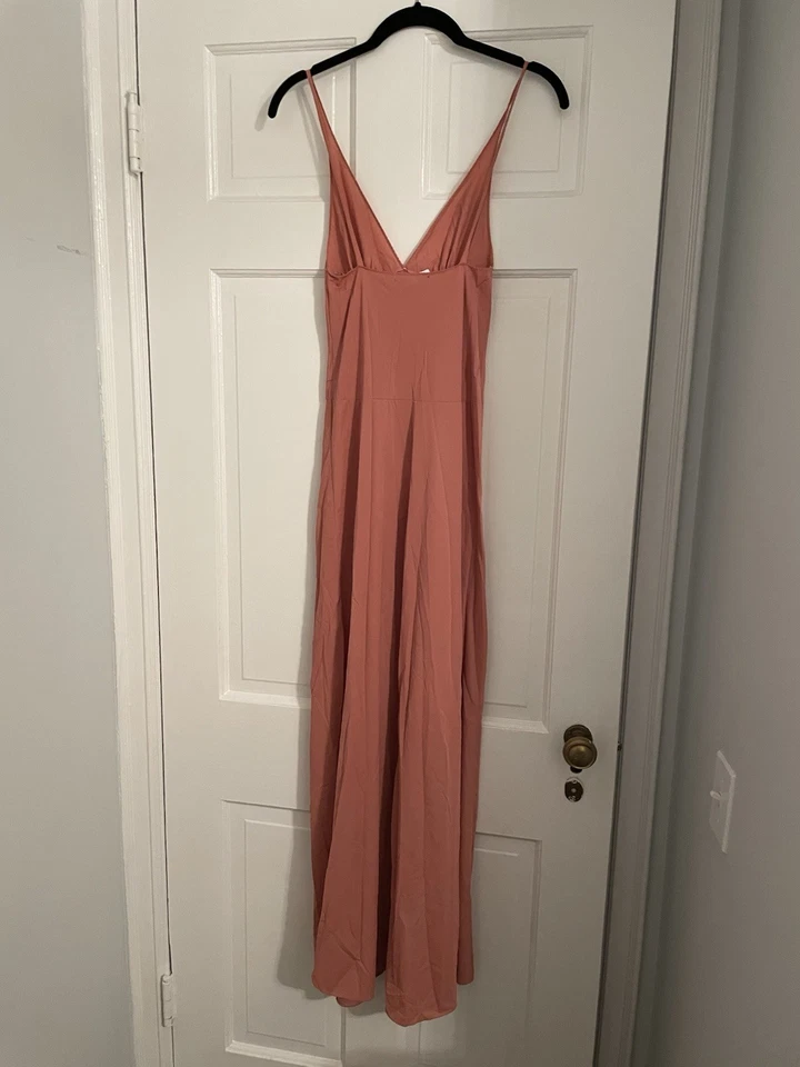 Vestido de Colección John Kloss CIRA Vestido Sin Mangas Melocotón Oscuro Excelente Talla Pequeña Foto 2 de 4