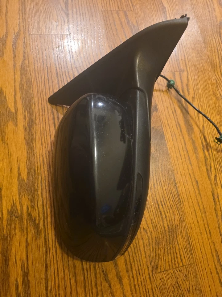 Conjunto de espejo retrovisor lateral derecho para pasajero Jeep Compass 2017-2022 negro térmico Foto 4 de 4