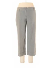 AB Studio Women Gray Dress Pants 8