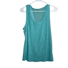 Old Navy Tank Top Women's Large Blue Sleeveless Round Neck Athletic Active Shirt