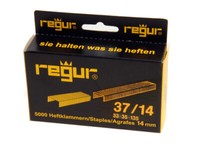 Regur 37/14 Feindraht-Heftklammern 5.000 Klammern Zum Befestigen Von Stoffen, Le