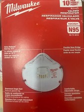 Milwaukee 48-73-4014 Valved Respirator 10pk