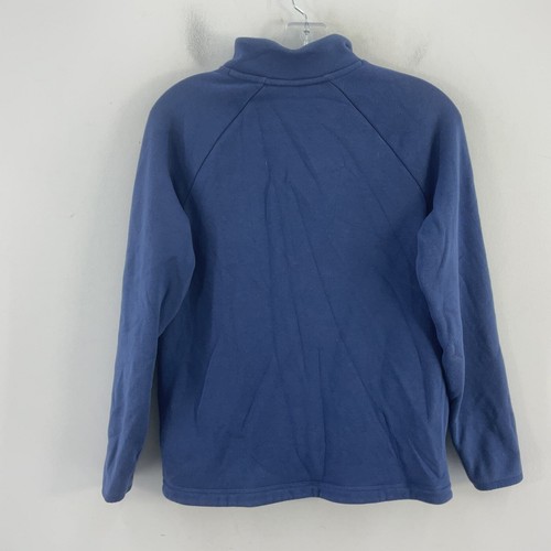 Athleta Girl Cozy Karma Asymmetrical Blue Pullover Girls XL Poly Blend Preowned - Picture 2 of 5