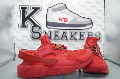 Nike Air Huarache Triple Red EU 44,5 US 10,5 Sportschuhe 318429-660 Turnschuhe
