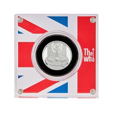 Music Legends.The Who The Royal Mint 2021 UK 1 £ 1/2oz Silver Proof Coin in box