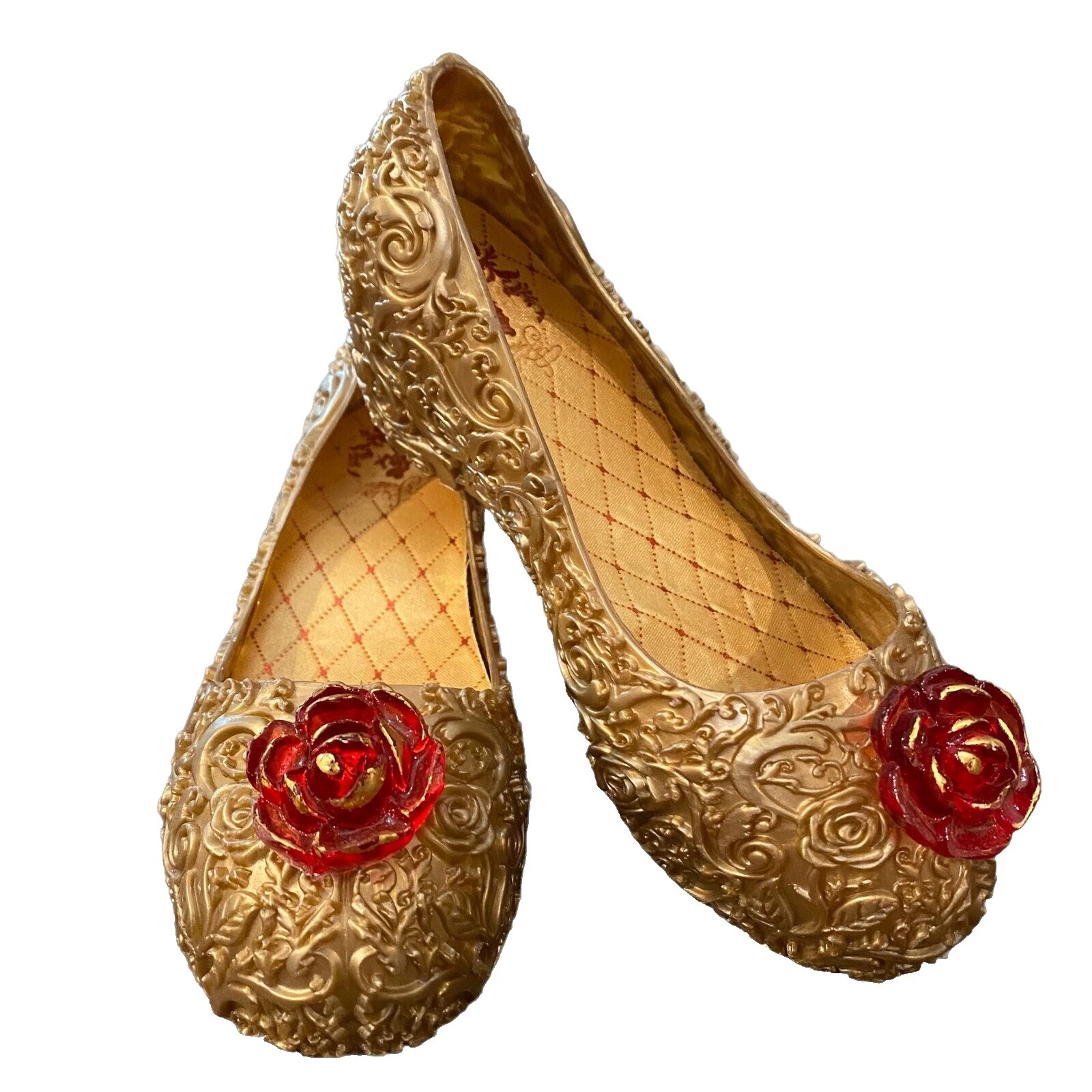 Disfraces de plástico zapatos de princesa para niñas