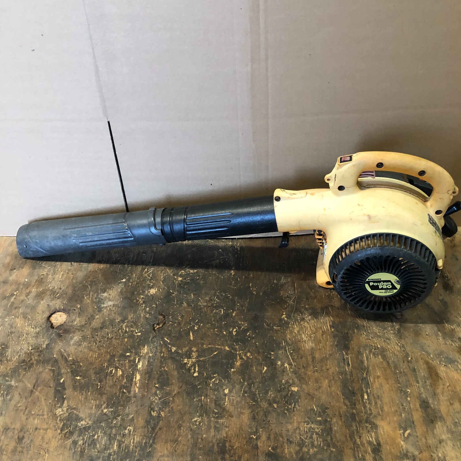 Poulan Pro Leaf Blower BVM200FE 25cc 2 Cycle Gas Leaf Blower eBay
