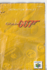 Nintendo 64 GoldenEye 007 Instruction Booklet