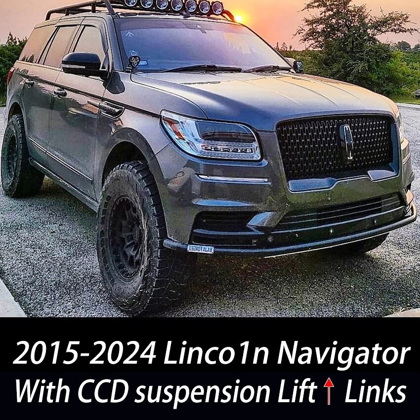 パーツ Lincoln Navigator For 15+ Lincoln Navigator U418 U554 CCD Suspension Rise Links Lift