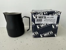 Metallurgica MOTTA Professional Milk Jug, 3 Colours, 2 Sizes, BNIB