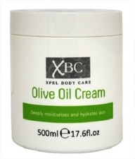 XBC Pure Natural Olive Oil Body Cream 500ml Deep Moisturizing Hydrating Lotion
