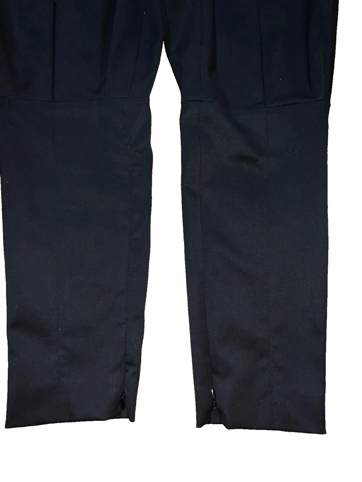 Pantalones Alexander McQueen Lana A Medida Harén Caída Entrepierna Pantalones IT 38/2 DAÑADO Foto 3 de 4