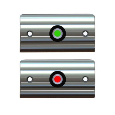 TACO Rub Rail Mounted Navigation Lights Boat 30' Port Starboard Marine Green Red