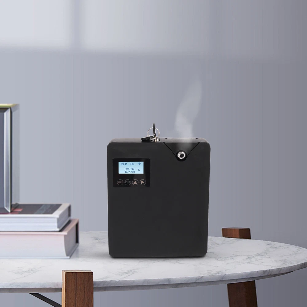 Smart WiFi Air Purifier with Waterless Essential Oil Diffuser & Remote Control  