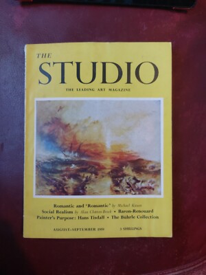 THE STUDIO art magazine August- September 1959. Kitson. Clutton-Brock. Tisdall