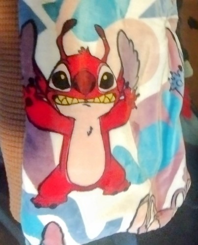 Stitch/Angel/Leroy Blanket/Throw - Picture 7 of 8