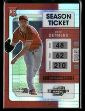 2022 Panini Chronicles #7 Reid Detmers Contenders Optic Hyper #/299 RC