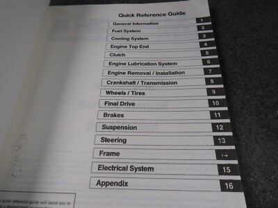 Kawasaki Factory Service Manual Supplement 1993 ZX500 D1 ZX600 E1
