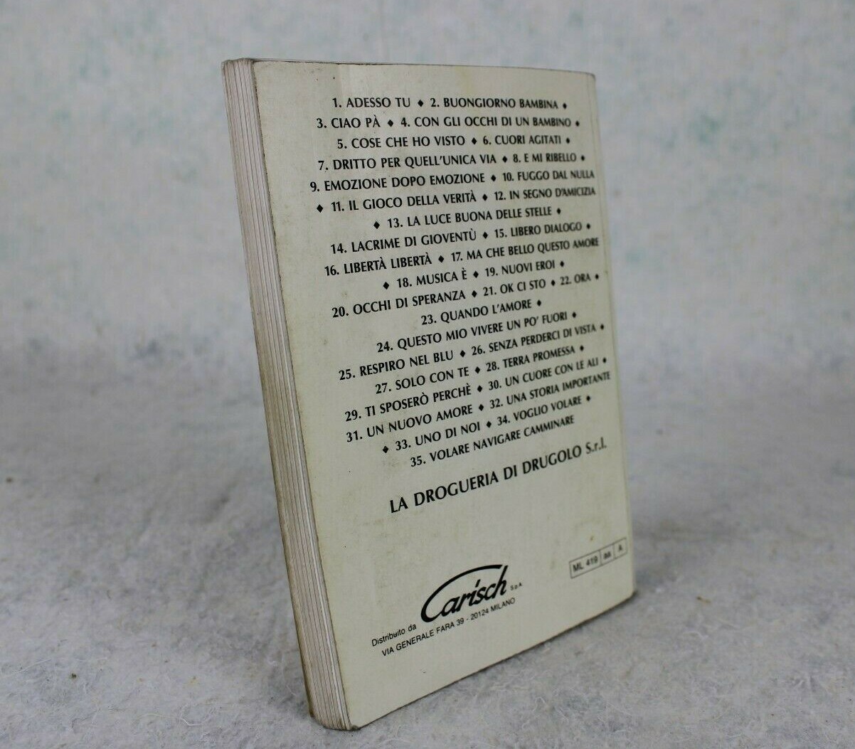 canzoni di eros ramazzotti in certi momenti
