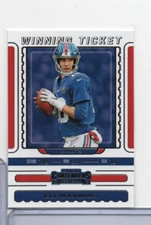 Eli Manning Giants Winning Ticket WT-6 Panini 2019 110620MLCD