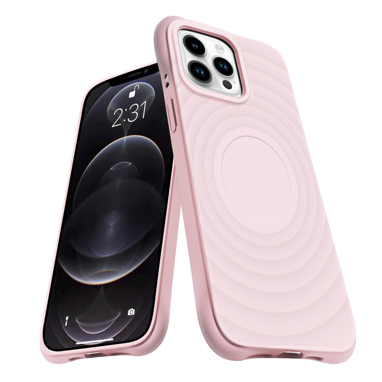 for iPhone 12 Pro Case MagSafe Compatible Silicone Shockproof iPhone 12 Pro 86