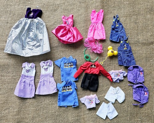 Y2K Vintage Mattel Disney Puppenkleidung 19 Teile