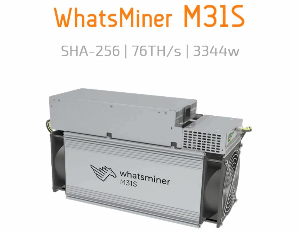 NEW} MicroBT Whatsminer M31S 76TH ASIC Miner Machine USA Stock-1 Day  Shipping | eBay