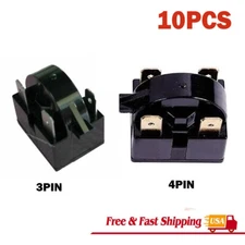 10XQP2-4.7 3/4PIN PTC Relay Start Starter Refrigerator For Freezer Frigidaire US