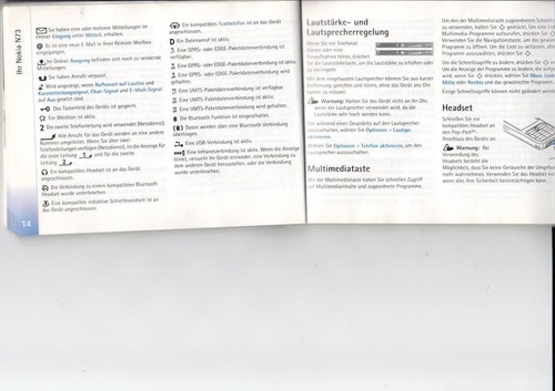 NOKIA - N73 - instrukcja obsługi + Quick start guide - B8126 - Zdjęcie 3 z 5