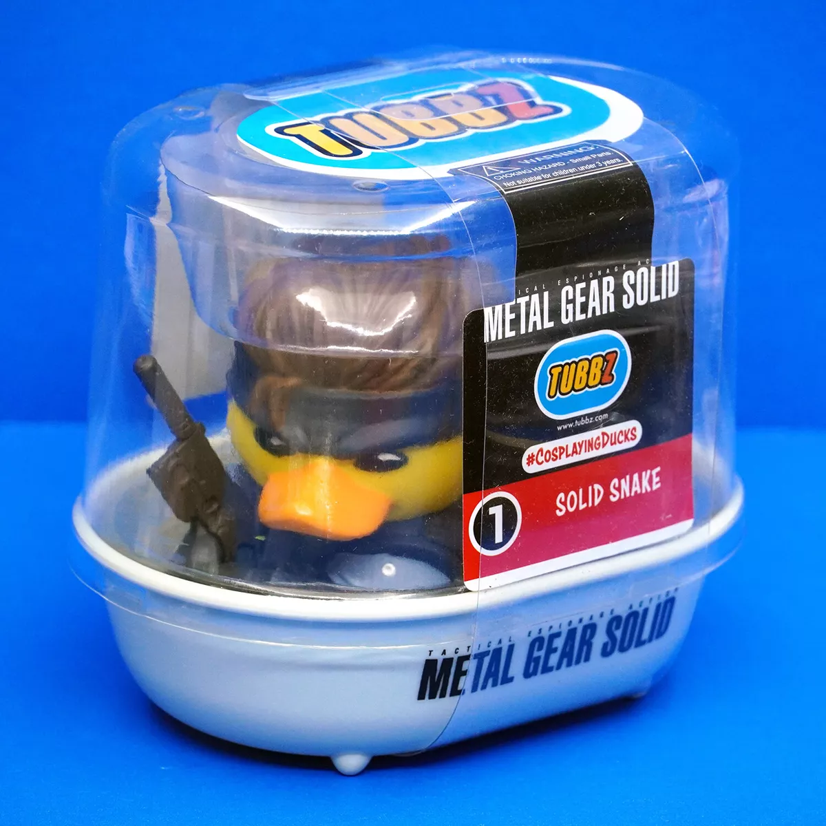 Official Metal Gear Solid Solid Snake TUBBZ (Boxed Edition) - Numskull