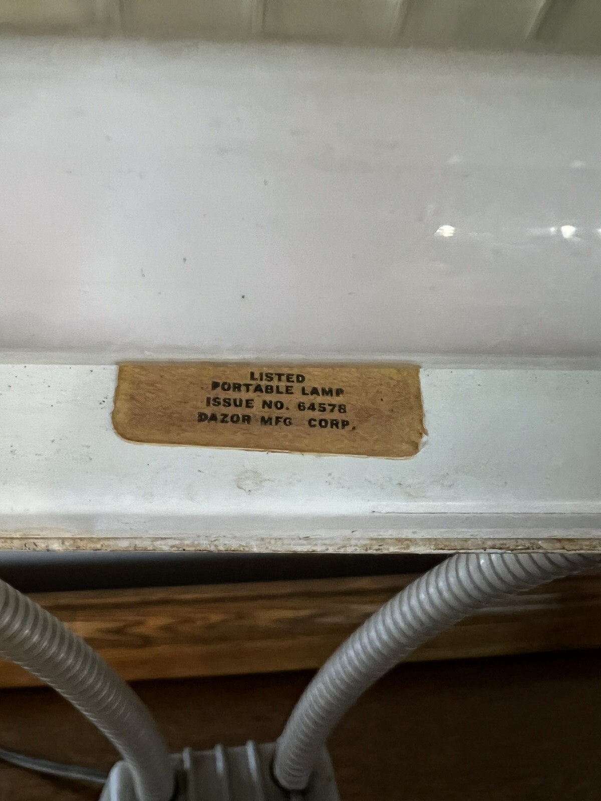 Dazor Model 1000 Vintage Atomic Desk Gooseneck Lamps Industrial ...