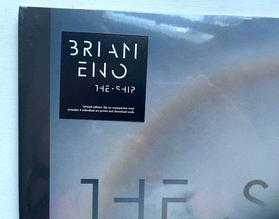 Brian Eno - The Ship * 2 Vinyl Lp Transparent & 4 Prints * 2016 * Free P&P UK * - Image 3 of 4