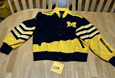 RARE vintage yellow blue youth kids sz XL MICHIGAN CORDUROY 100 cotton