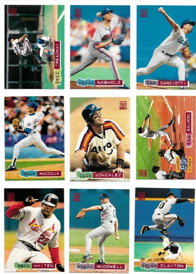 1994 Topps Stadium Club Baseball Trading Cards /You Choose #s 1 - 250 / mb8 - Image 4 of 4