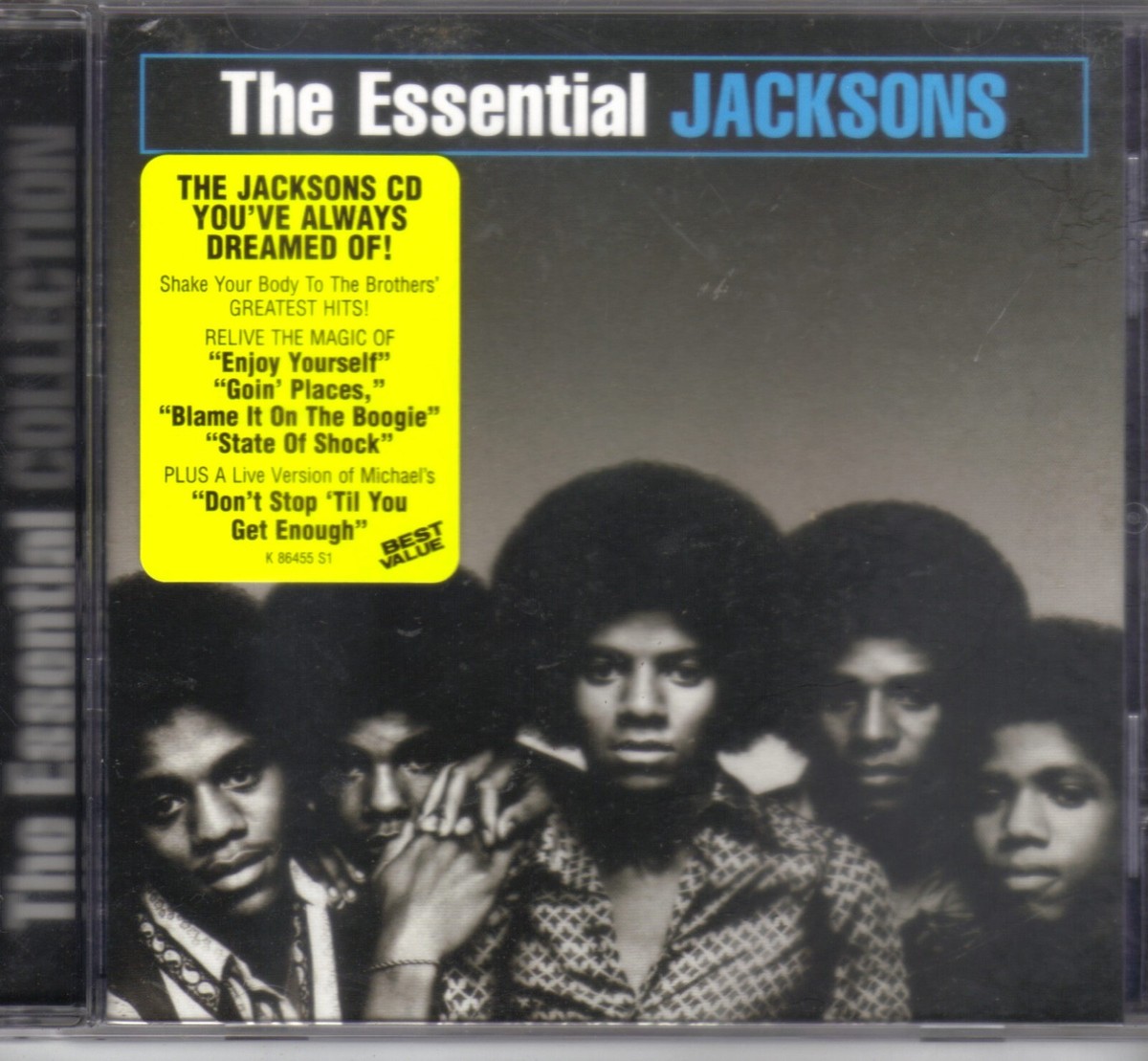 THE JACKSONS - THE ESSENTIAL CD - LIKE NEW - 14 GREAT TRACKS 2004