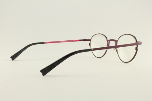Rare Authentic Mattew balzac 1066 Matte Purple Pink 46mm Frames Glasses RX-able - Picture 3 of 5