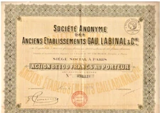 M64  -  SA DES ANCIENS ETS GAU LABINAL & CIE