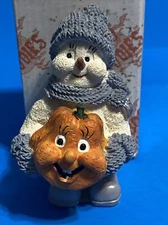 Snow Buddies Snowman & Jack O Lantern Boo Buddy Ghostly Surprises by Encore 1999