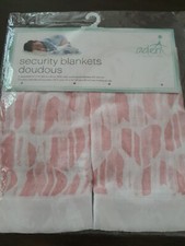 Brand NWT Aden  Anais Security Blanket Briar Rose 2 Pack Lovies Pink Hearts