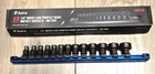 Astro 1/4" dr 13pc Metric Low Profile Stubby Nano Impact socket Set w/Rail 78113