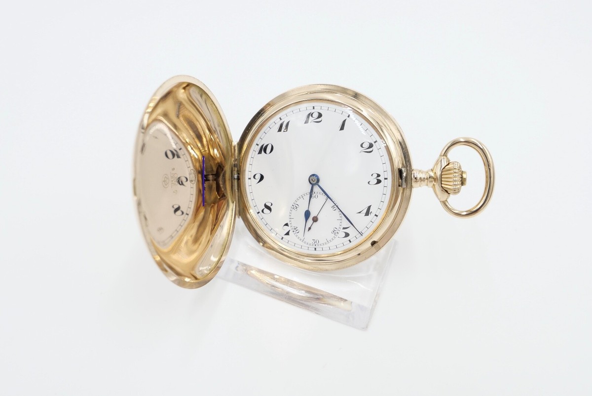 IWC Savonette Taschenuhr 585 14K GOLD 51mm 1916-1920 H6