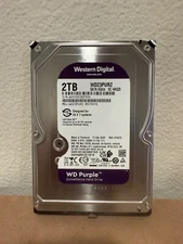 WD Purple 2TB Surveillance HDD SATA Internal Hard Drive 3.5" WD23PURZ