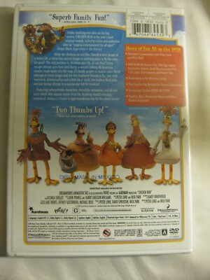 Chicken Run DVD Dreamworks from the creators of Wallace and