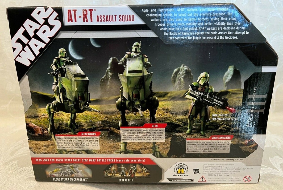 STARWARS AT-RT アサルトスクァッド Star Wars 30th Anniversary ROTS AT-RT ASSAULT SQUAD BATTLE