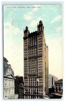1910 Park Row Building New York City NY New York Early View Postcard