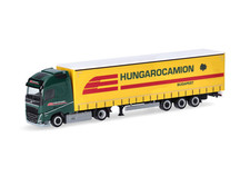 Herpa 317481 Hungarocamion Volvo FH Gl. XL 2020 Gardinenplanenauflieger NEU #SR8